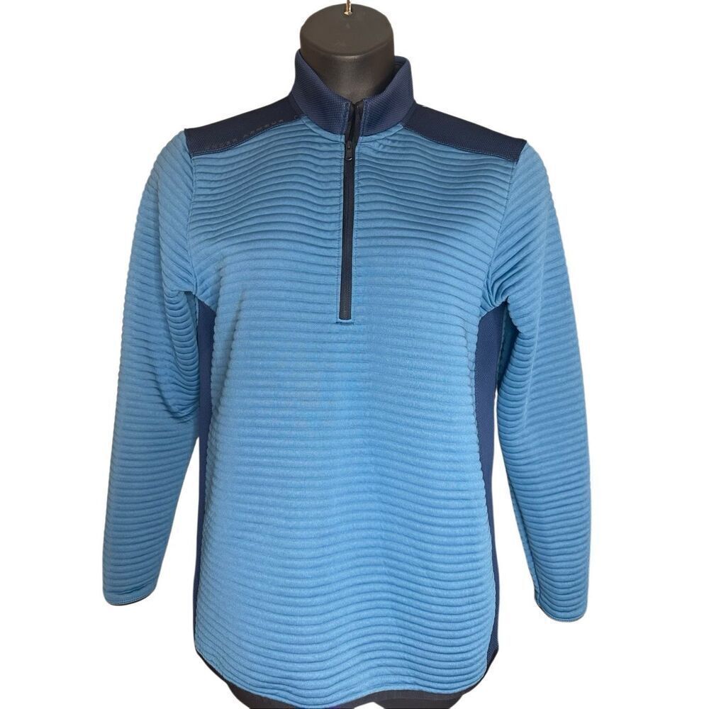 Under Armour Men's Blue Golf Storm Evolution Daytona 1/2 Zip Pullover Medium